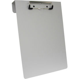 Aluminum Overbed Clipboard, 9"W x 13-7/8"H, Anodized Aluminum