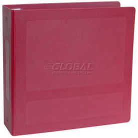 1" Antimicrobial Binder, 3-Ring, Side Open, Holds 250 Sheets, Burgundy