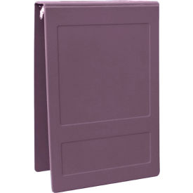 2" Molded Ring Binder, 3-Ring, Top Open, Holds 375 Sheets, Lilac