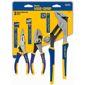 3 Piece Traditional Plier Set (Long Nose, Slip Joint, Tongue & Groove)