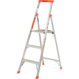 Flip-N-Lite Aluminum Platform Step Ladder - 5'