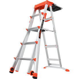 Type 1A Select Step 8' Aluminum Ladder with Air Deck - 15125-001