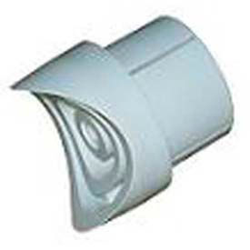 Radius/Fishmouth Fittings, 1-1/4"Dia., Furniture Grade Pvc, White