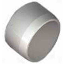 Cap (Flat Top) Fittings, 3/4"Dia., White