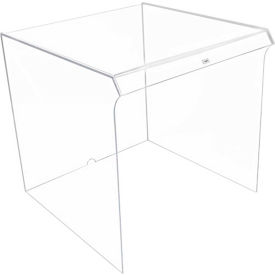 Large Clear Acrylic Equipment Draft Shield, 18"W x 19"D x 18"H