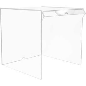 Extra-Large Clear Acrylic Equipment Draft Shield, 22"W x 23"D x 22"H