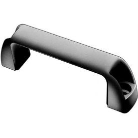 Plastic Cabinet U-Handle - 4.41"L x 0.83" Dia Black fits M6 or 1/4" Socket Cap Screw