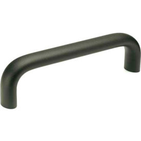 Aluminum Cabinet U-Handle - 16.42"L x 1.02" Dia Black 5/16-18 Tapped Thread