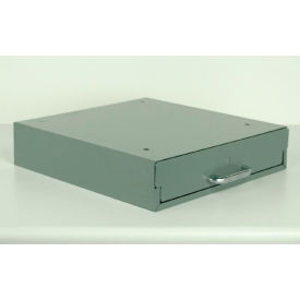 Steel Drawer, 14"W x 16"D x 3"H, Gray