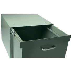 Steel File Drawer, 14"W x 16"D, Gray