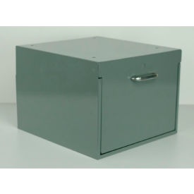 Steel Drawer, 14"W x 16"D, Gray