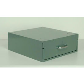 Steel Drawer W/ 18 Ga Steel, 14"W x 16"D, Gray