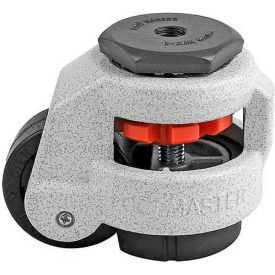 Swivel Stem Manual Leveling Caster - 550 Lb. - 50mm Dia. Nylon Wheel