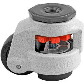 Swivel Stem Manual Leveling Caster - 1100 Lb. - 63mm Dia. Nylon Wheel