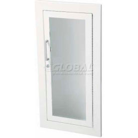Steel Fire Extinguisher Cabinet, Full Acrylic Window, Fully Recessed, Saf-T-Lok