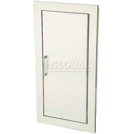 Stainless Steel Fire Extinguisher Cabinet, Solid Door, Fully Recessed