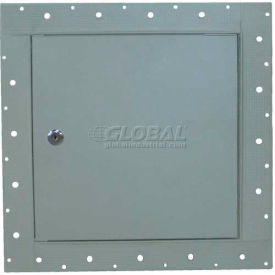 Concealed Frame Steel Access Panel For Wallboard, Lock, White, 18" W x 18" H