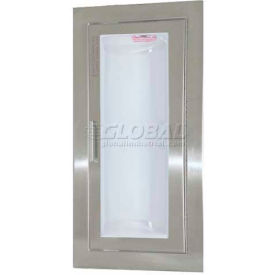 Fire Extinguisher Cabinet, Clear Acrylic Bubble Window, Fully Recessed