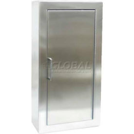 Stainless Steel Fire Extinguisher Cabinet, Solid Door, Surface Mount