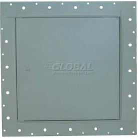 Concealed Frame Steel Access Panel For Wallboard, Cam Latch, White, 12" W x 12" H