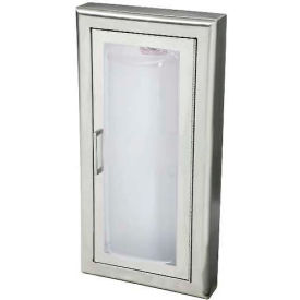 Fire Rated Fire Extinguisher Cabinet, Clear Acrylic Bubble Window, Semi-Recessed