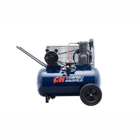 Electric Air Compressor, 2 HP, 20 Gallon, Horizontal, 5.5 CFM