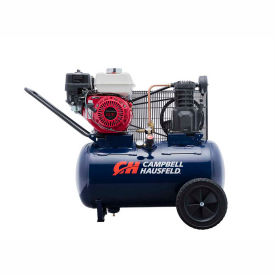 Portable Gas Compressor with Honda Engine, 5.5 HP, 20 Gal, Horizontal