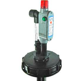 Low Level Tank Alarm, Polypropylene, With Feed Pipe And Flow Indicator, 1/2" Connection Tube