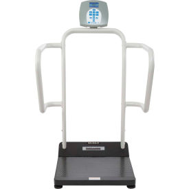 Digital Bariatric Scale 1000 x 0.2lb/454 x 0.1kg with Rails and Wheels