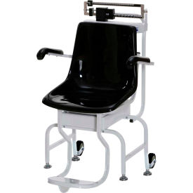 Chair Scale 440 x 1/4lb/200kg x 100g with Flip-Arm, Foot Rests, Wheels