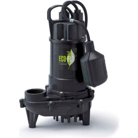 Submersible Sump Pump, Cast Iron, 1/3 HP, 3300 GPH