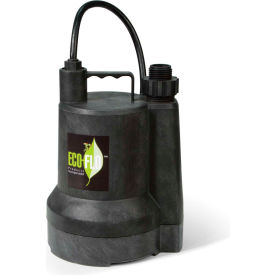Submersible Utility Pump, Manual, 1/6 HP, 1680 GPH