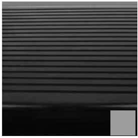 Stair Tread Rubber Square Nose 42"L - Slate