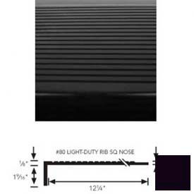 Stair Tread Rubber Round Nose 42"L - Black