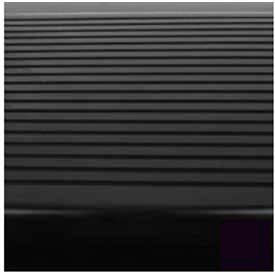 Stair Tread Rubber Round Nose 48"L - Black