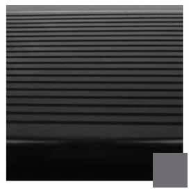 Stair Tread Rubber Square Nose 48"L - Charcoal
