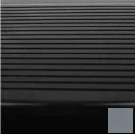 Stair Tread Rubber Square Nose 48"L - Dark Gray