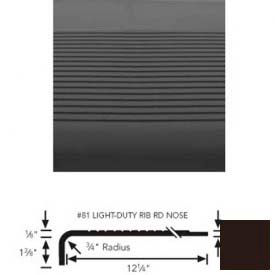 Stair Tread Round Nose 36"L - Brown
