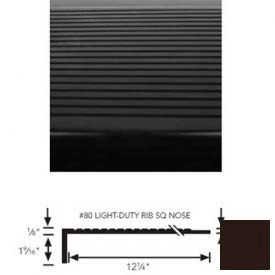 Stair Tread Square Nose 36"L - Brown