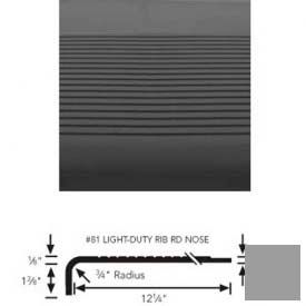 Stair Tread Square Nose 36"L - Slate
