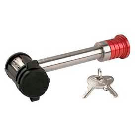 Heavy-Duty Receiver Lock, Stainless Steel, 3-1/2"
