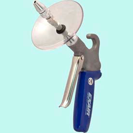 Soft Grip Safety Air Gun with Adjustable Super Air Nozzle and Chip Shield, Zinc