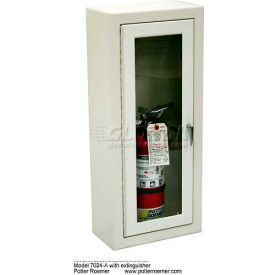 Potter Roemer Alta Fire Extinguisher Cabinet, Tempered Glass Window, Surface Mount