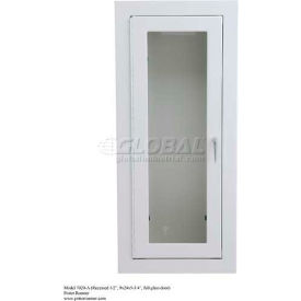 Potter Roemer Alta Steel Fire Extinguisher Cabinet, Tempered Glass Window, Recessed
