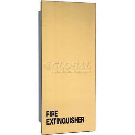 Potter Roemer Dana SS Fire Extinguisher Cabinet, Solid Door, Fully Recessed