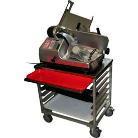 Slicer/Mixer/Scale Cart w/ Pan Slides, 28-1/4"W x 30"H x 20-1/2"D