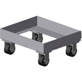 Chill Tray Dollies, Single, 22-3/4"W x 10"H x 19"D, Aluminum