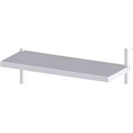 Adjustable Solid Shelf, 12"W x 2"H x 48"L, Aluminum