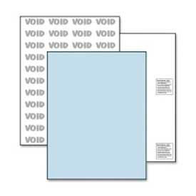 Medical Security Paper, Tamper Resistant, Standard, 11"L x 8.5"W, 500/PK, Blue