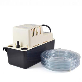 Condensate Removal Pump, Automatic, 115V, 65 GPH At 1', 15' Lift